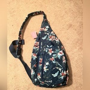 Vera Bradley sling backpack. New with tags